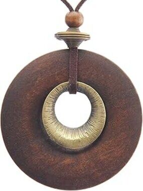 Long Leather Necklace Boho Bohemian Choker Vintage Necklace Braided Adjustable